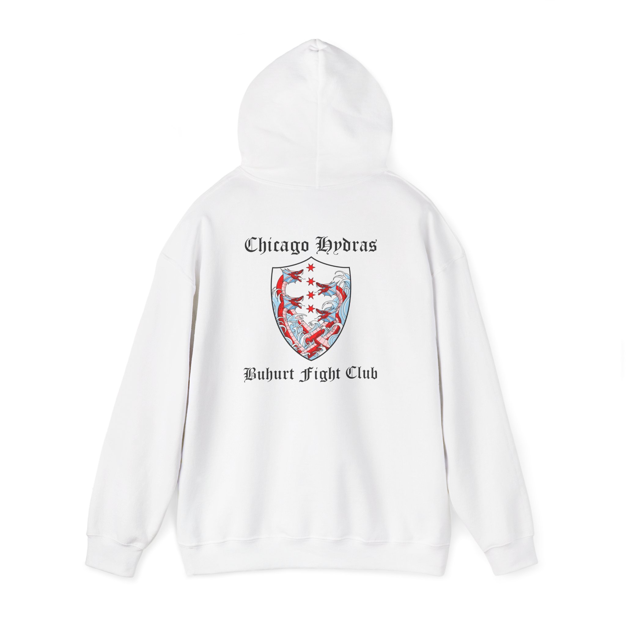 Hydras Chicago Buhurt Fight Club Hoodie — Hydras Logo Sweatshirt - Image 7