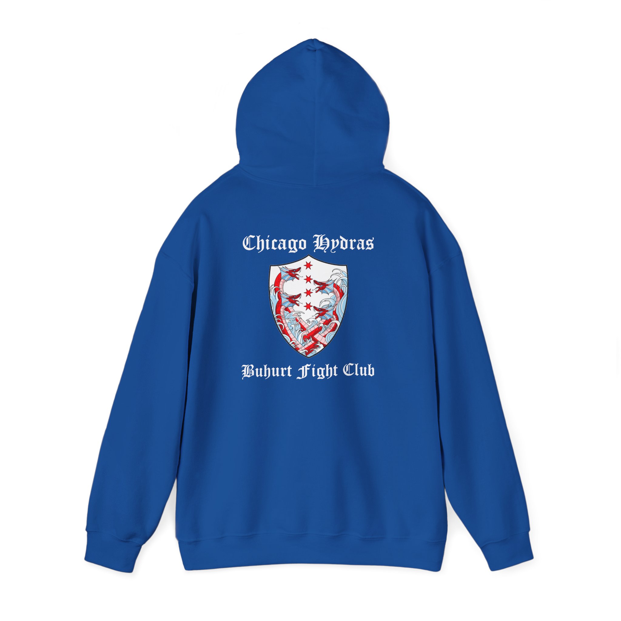 Hydras Chicago Buhurt Fight Club Hoodie — Hydras Logo Sweatshirt - Image 19