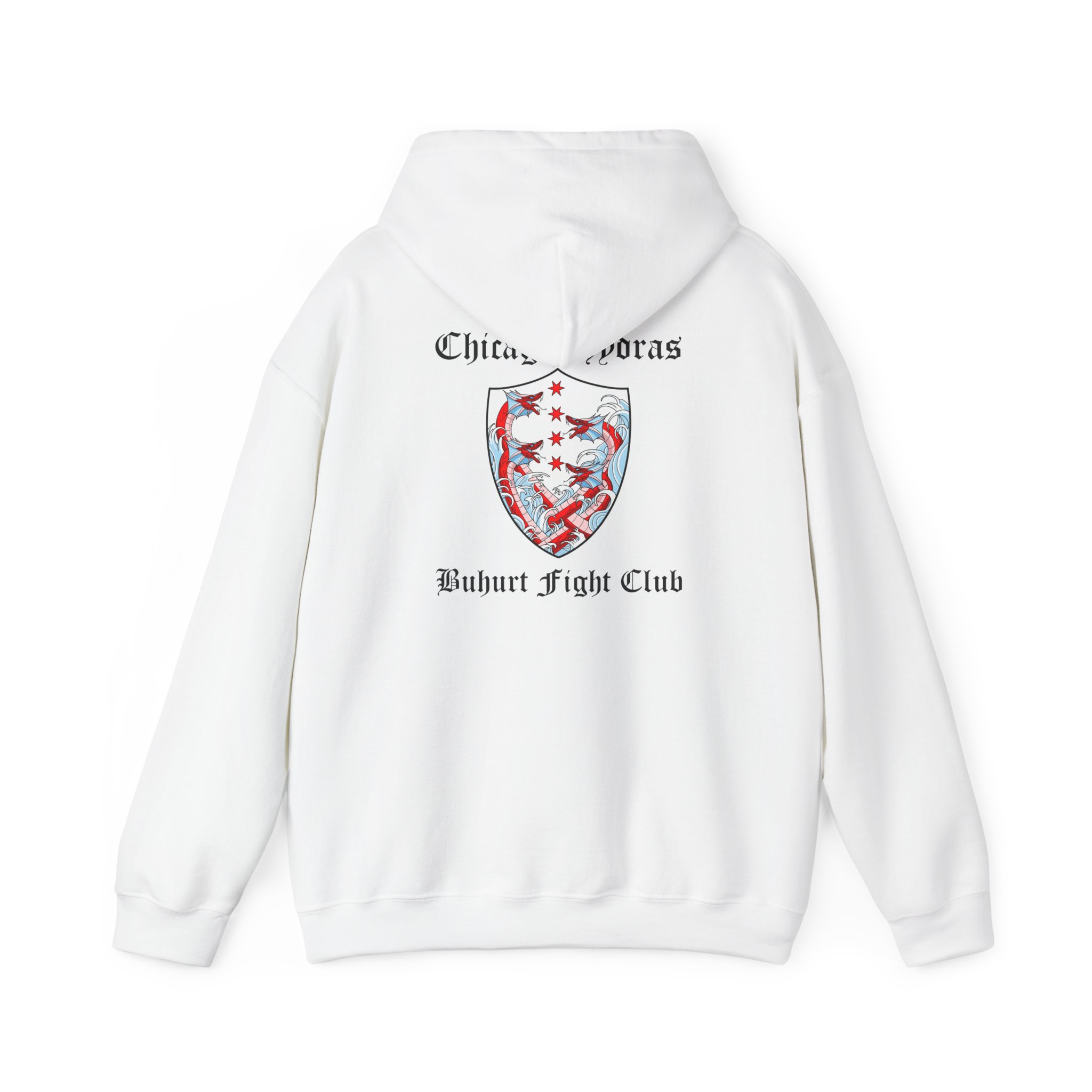 Hydras Chicago Buhurt Fight Club Hoodie — Hydras Logo Sweatshirt - Image 6