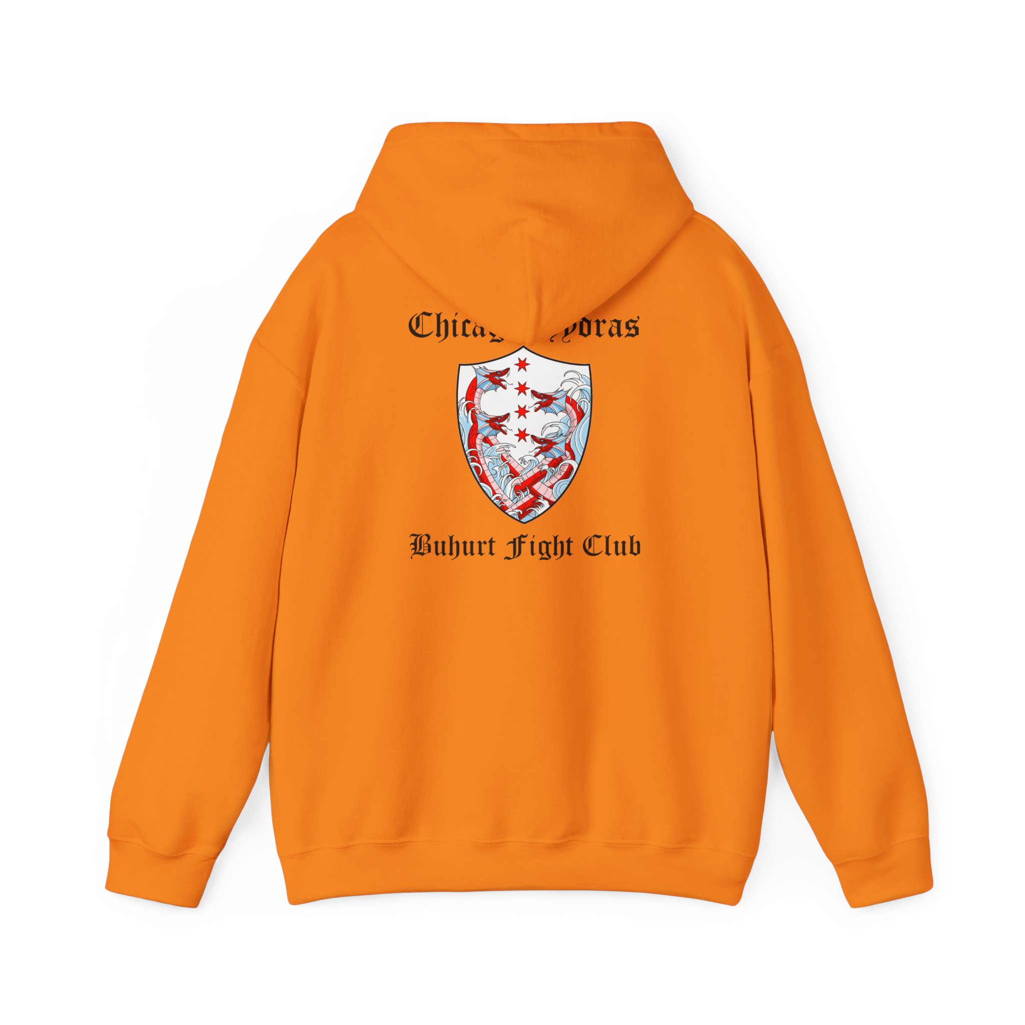 Hydras Chicago Buhurt Fight Club Hoodie — Hydras Logo Sweatshirt - Image 10