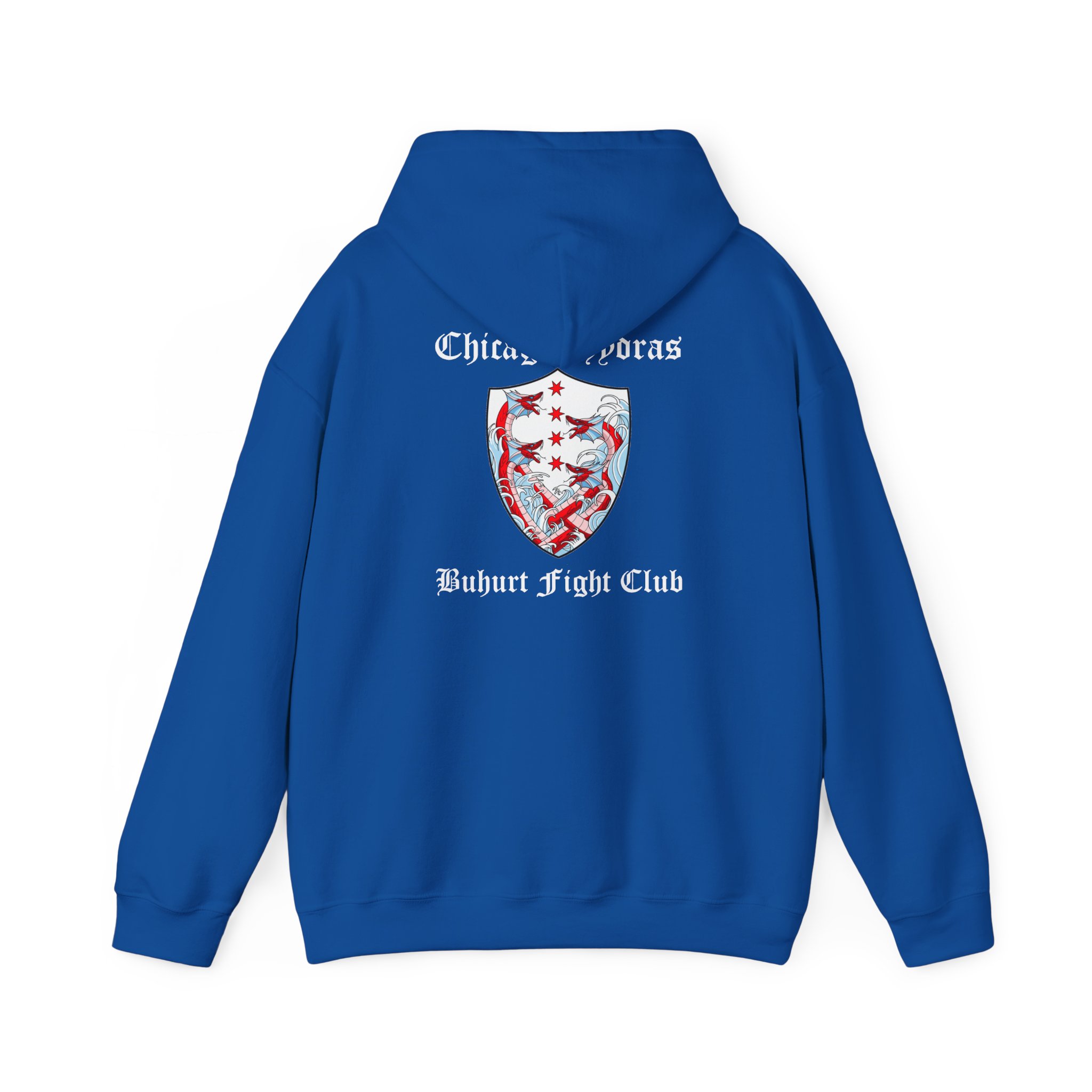 Hydras Chicago Buhurt Fight Club Hoodie — Hydras Logo Sweatshirt - Image 18