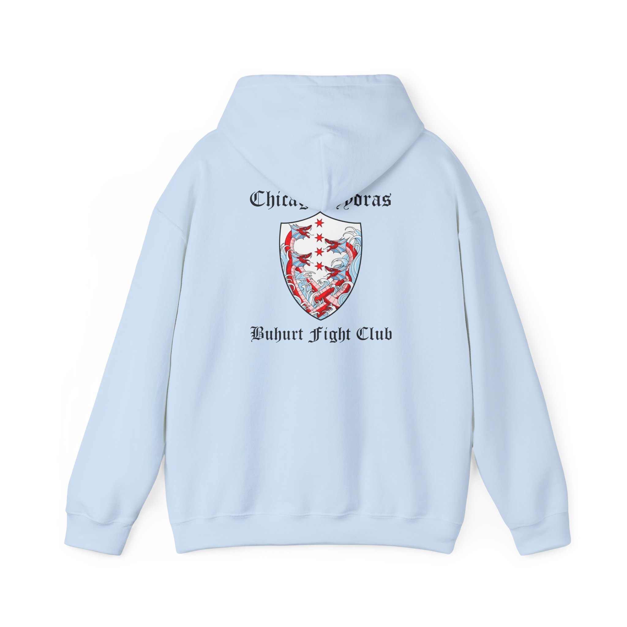 Hydras Chicago Buhurt Fight Club Hoodie — Hydras Logo Sweatshirt - Image 14