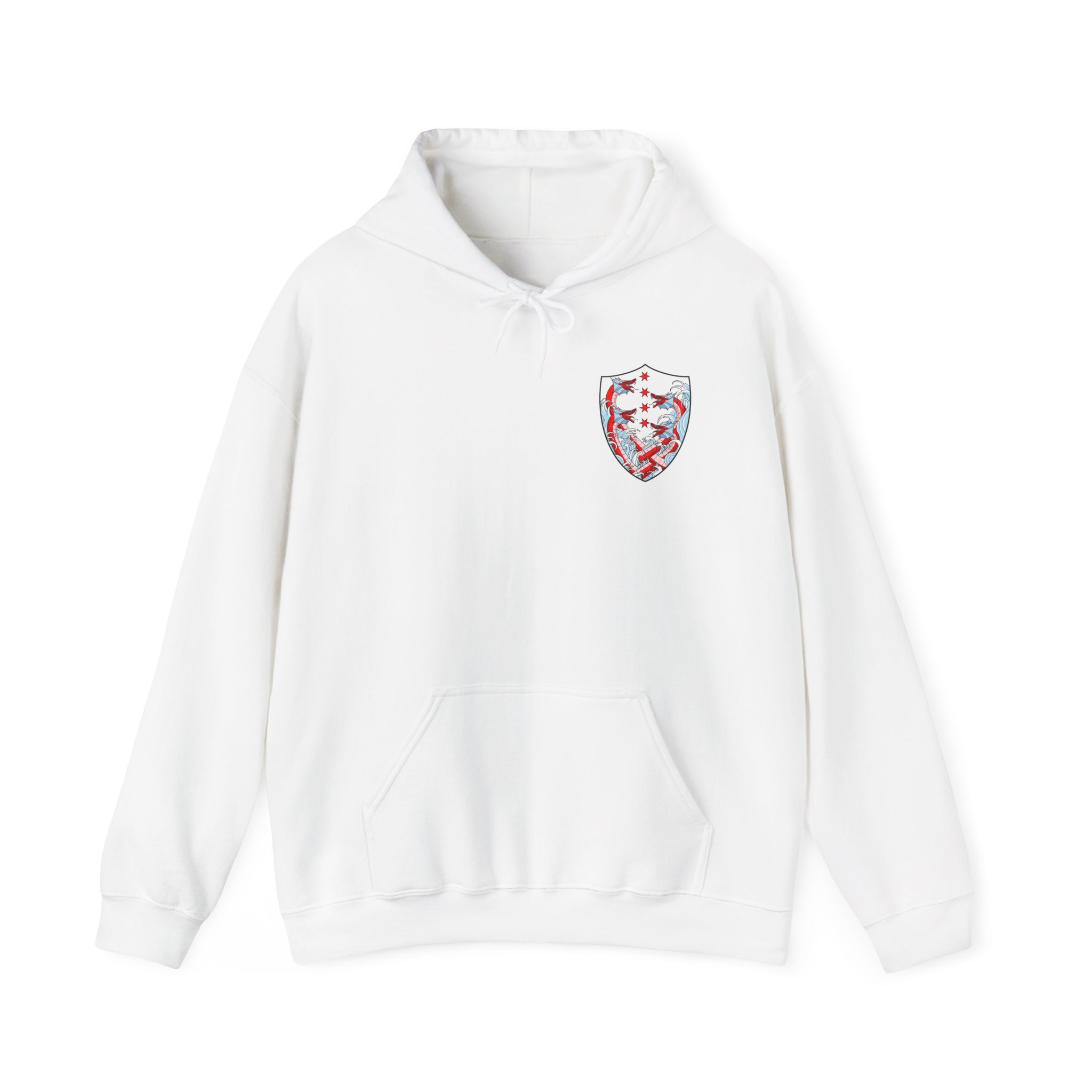 Hydras Chicago Buhurt Fight Club Hoodie — Hydras Logo Sweatshirt - Image 5