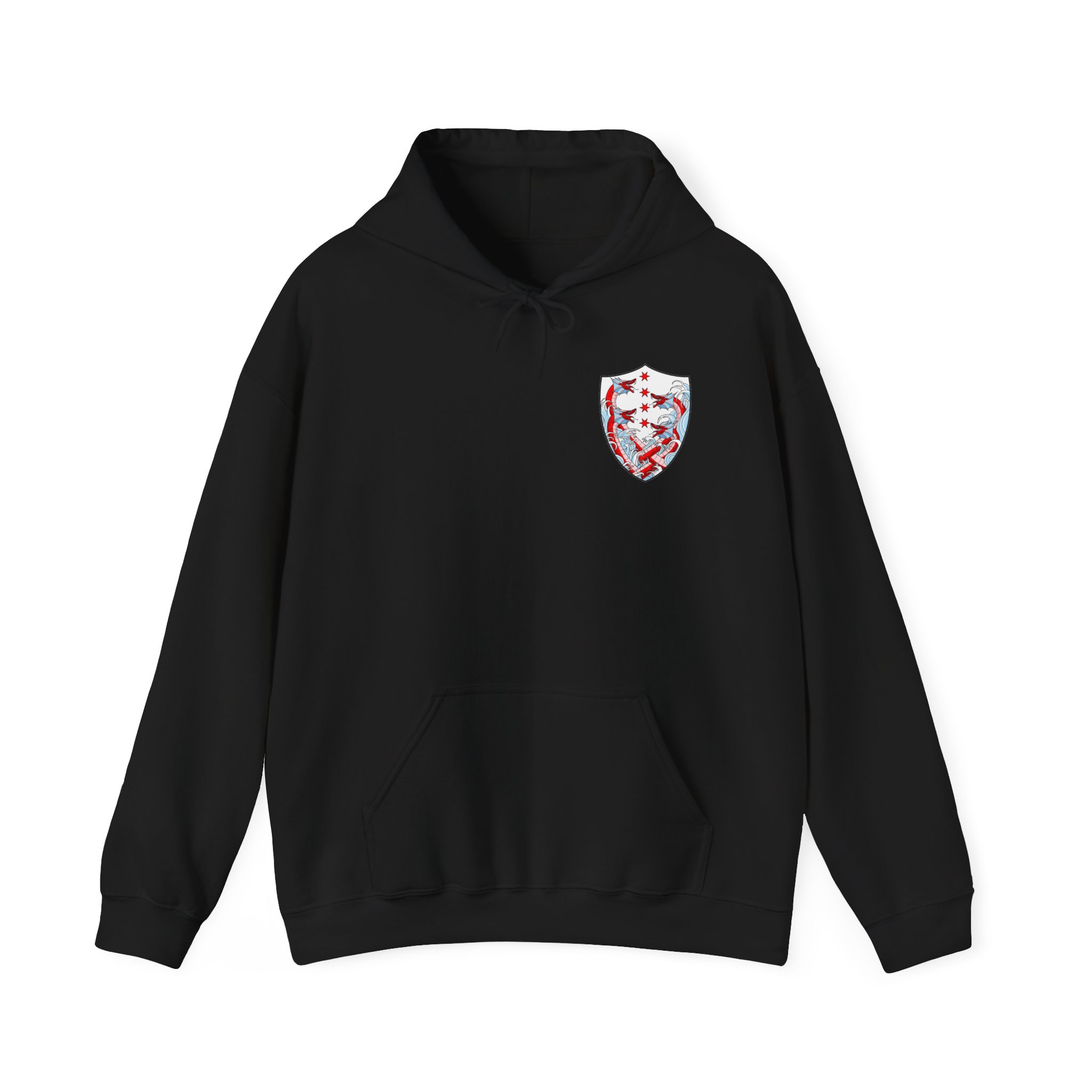 Hydras Chicago Buhurt Fight Club Hoodie — Hydras Logo Sweatshirt - Image 2